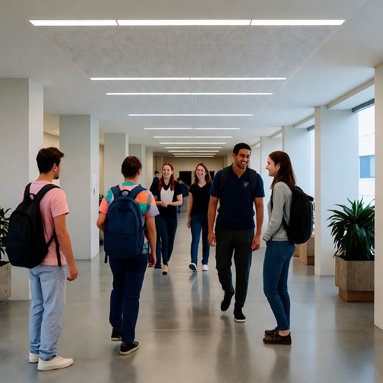 schoolways with polished concrete floors